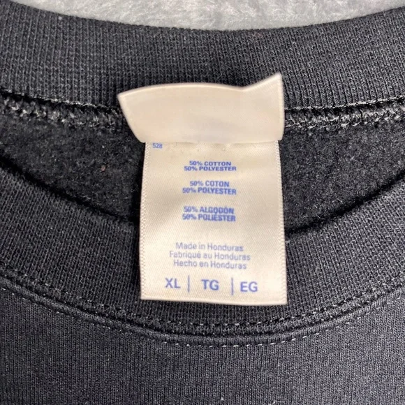 Bohemian XL Nobody Gets Out Alive Black Graphic Crewneck Sweatshirt - Picture 4 of 6